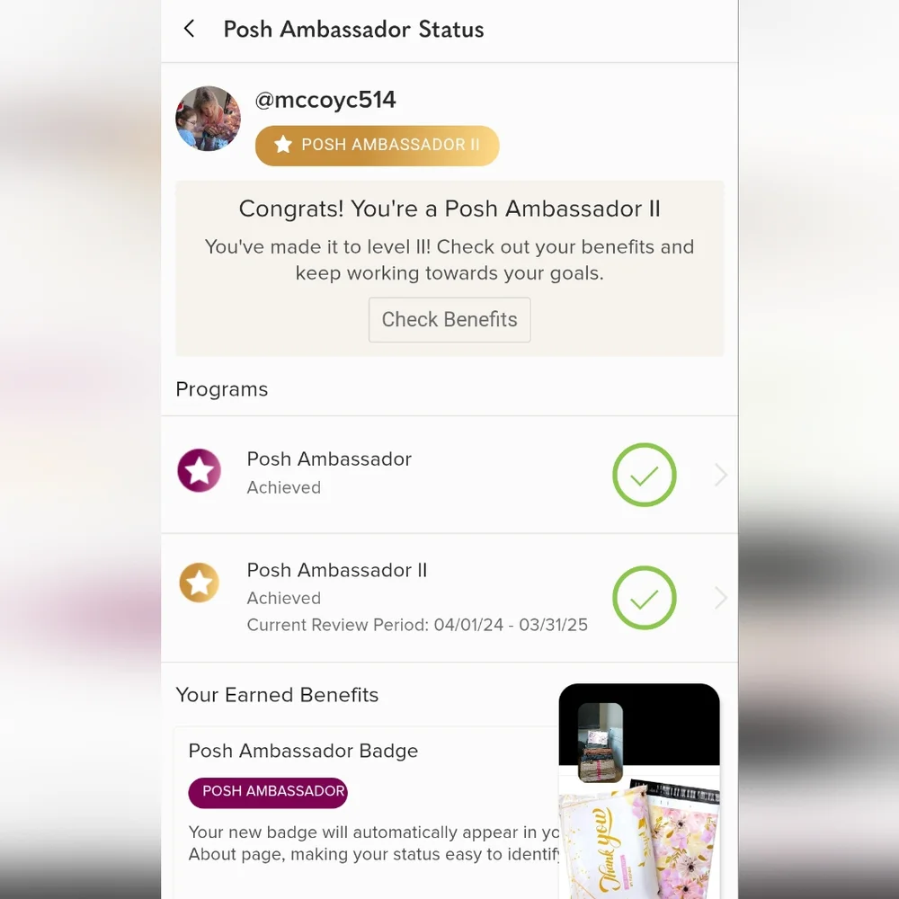 Poshmark Ambassador II Badge